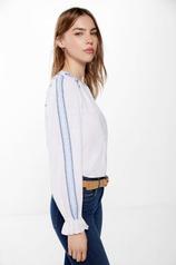 Blue embroidery blouse für 14,99€ in Springfield