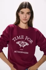 "Time for" sweatshirt für 24,99€ in Springfield