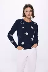 Lurex star sweater für 24,99€ in Springfield