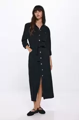 Denim midi dress für 37,59€ in Springfield