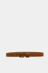 Faux suede studded belt für 11,99€ in Springfield