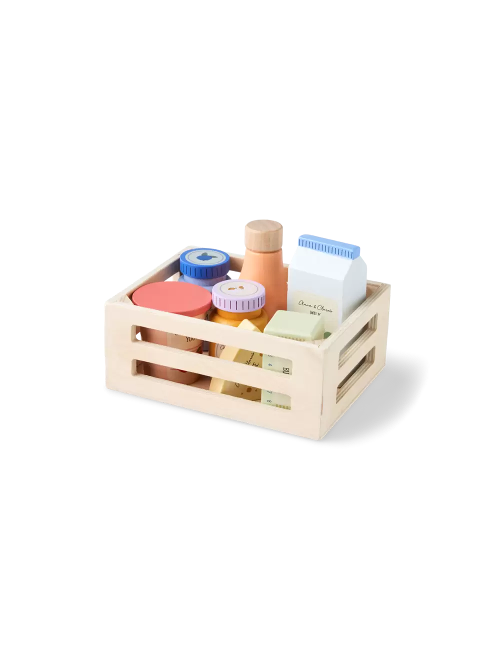 Lebensmittel-Spielset aus Holz für 14,86€ in Søstrene Grene