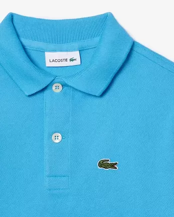 Einfarbiges Piqué-Polohemd für Kinder für 60€ in Lacoste