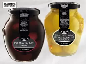 Griechische Olivenspezialitäten im Glas für 2,49€ in Lidl