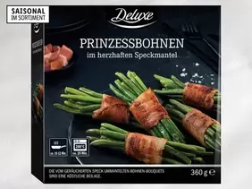 Prinzessbohnen im Speckmantel für 4,49€ in Lidl