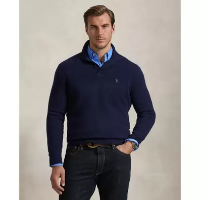 Woll-Kaschmirpullover mit Polo-Kragen für 229€ in Ralph Lauren