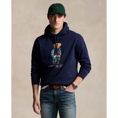 Fleece-Kapuzenpullover mit Polo Bear für 219€ in Ralph Lauren