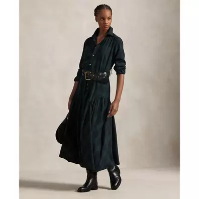 Kariertes Hemdkleid in A-Linie für 399€ in Ralph Lauren