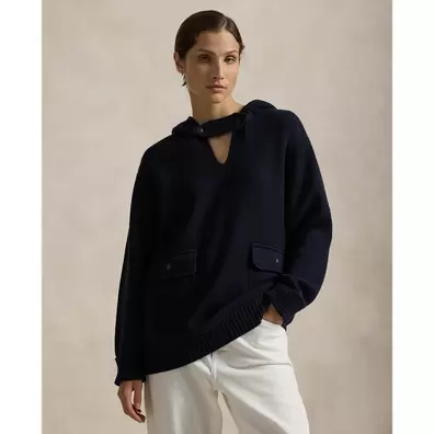 Kapuzenpullover aus Wolle für 429€ in Ralph Lauren