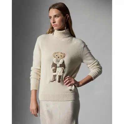 Rollkragenpullover mit Rancher Polo Bear für 1750€ in Ralph Lauren