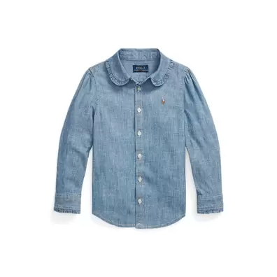 Hemd aus Baumwoll-Chambray für 79,95€ in Ralph Lauren