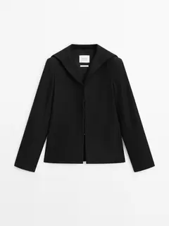 Blazer Häkchenverschluss – Limited Edition für 299€ in Massimo Dutti