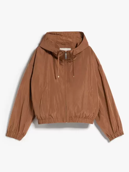 Kurzer Parka aus wasserabweisendem Taft für 489€ in MaxMara