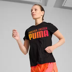 PUMA RUN Fav Graphic T-Shirt Damen für 24,95€ in Puma