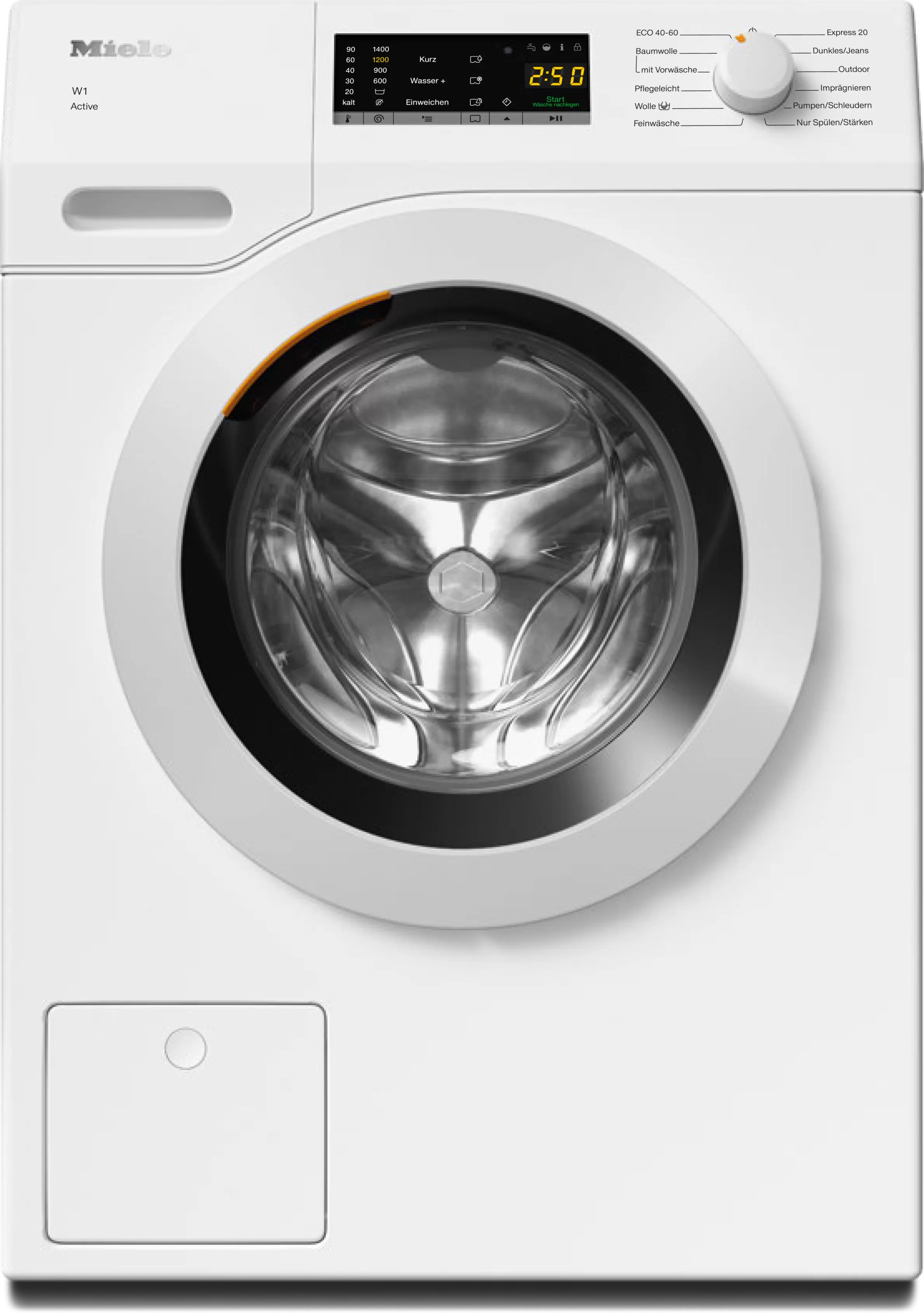 MIELE WCA032 WCS Active W1 Chrome Edition Waschmaschine (7 kg, 1400 U/Min., A) für 849€ in Media Markt