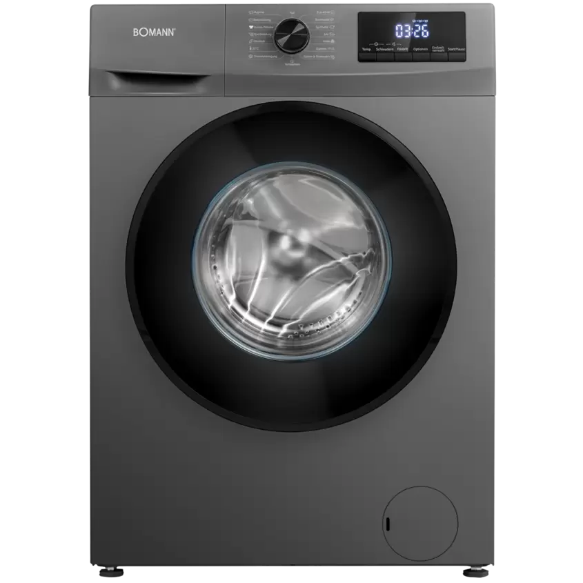 BOMANN WA 7175 Waschmaschine, Slim, Titan (7 kg, 1400 U/Min., A) für 389,99€ in Media Markt