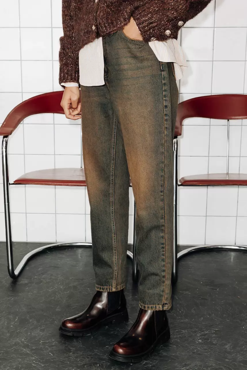 Jean slim surteint Femme für 39,99€ in Promod