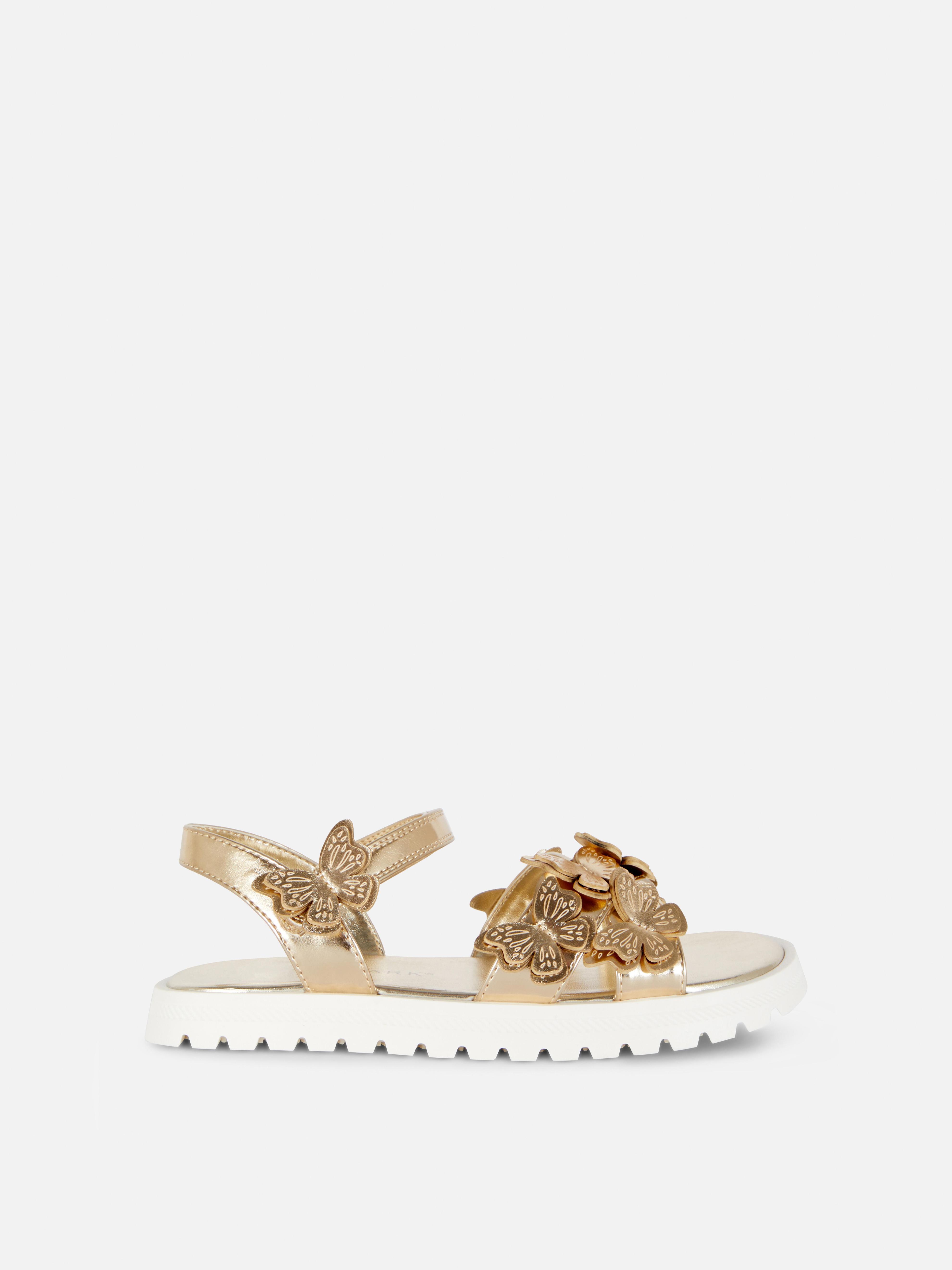 Sandalen mit Schmetterlingsapplikation für 13€ in Primark