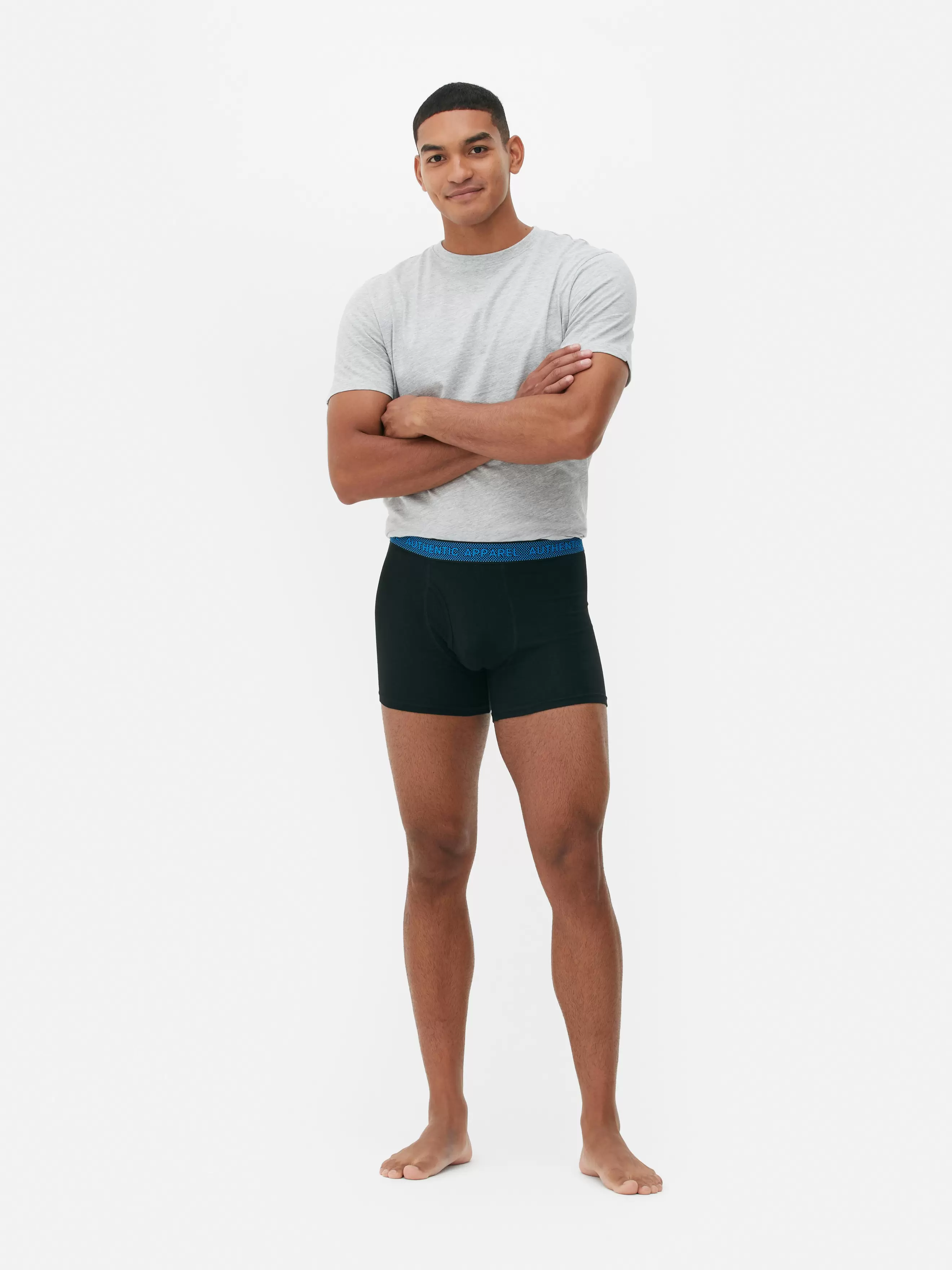 Boxershorts mit strukturiertem Taillenbund, 3er-Pack für 10€ in Primark