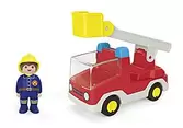 71683 - JUNIOR: Feuerwehrleiterfahrzeug für 17,99€ in Playmobil