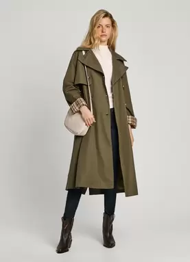 LONG DOUBLE-BREASTED TRENCH COAT für 190€ in Pepe Jeans