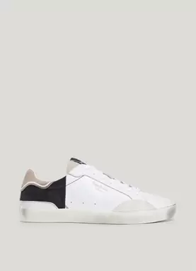 LEATHER SUEDE DETAIL TRAINERS für 95€ in Pepe Jeans