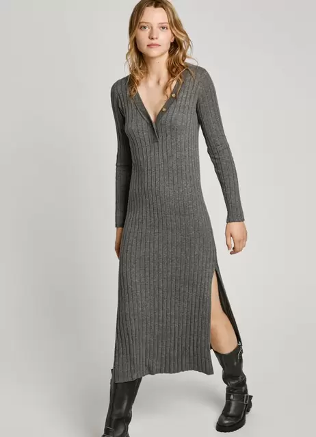 RIBBED MAXI DRESS für 120€ in Pepe Jeans