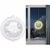 Lunartec Weihnachtliches Fenster-Licht mit Glocken-Motiv, 26 LEDs, Ø 16 cm für 7,99€ in Pearl