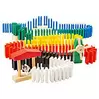 Playtastic Domino-Set mit 480 farbigen Holzsteinen und 11 Streckenbau-Elementen für 22,99€ in Pearl