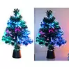 Lunartec Deko-Tannenbaum, dreifarbige LED-Beleuchtung, Batteriebetrieb, 45 cm für 16,99€ in Pearl