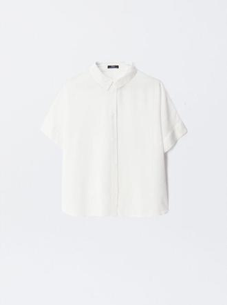 Short-Sleeved Shirt With Buttons für 29,99€ in Parfois