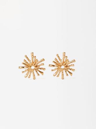 Sea Urchin Gold Earrings für 9,99€ in Parfois