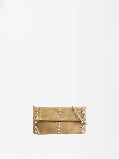 Studded Leather Shoulder Bag für 55,99€ in Parfois