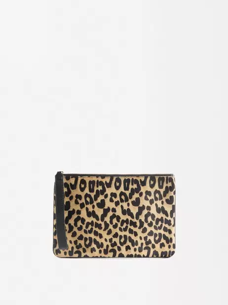 Leopard Print Leather Party Bag für 45,99€ in Parfois