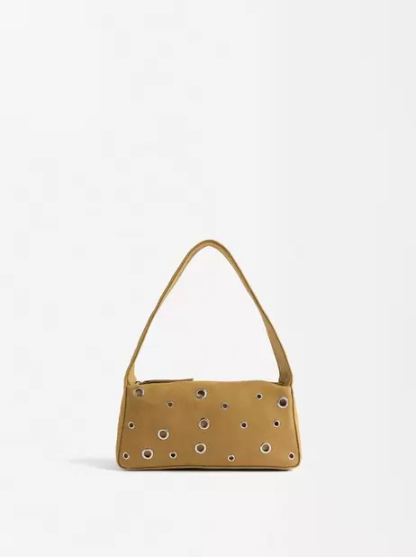 Leather Shoulder Bag With Stud Detail für 55,99€ in Parfois