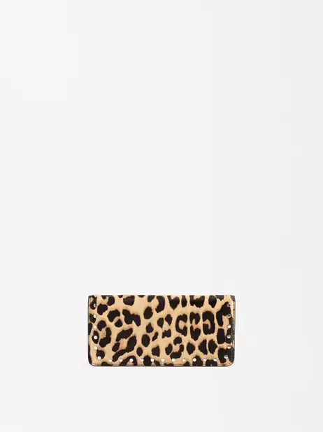 Leopard Print Leather Wallet für 25,99€ in Parfois