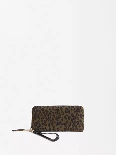 Leopard Print Leather Wallet für 29,99€ in Parfois