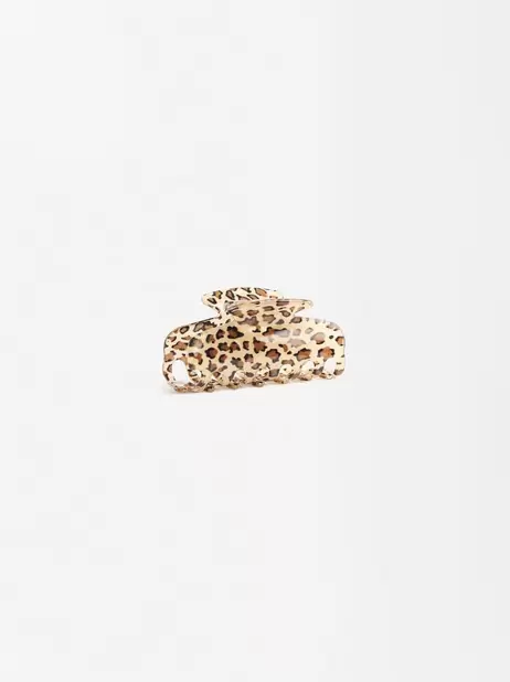 Leopard Print Hair Claw für 7,99€ in Parfois