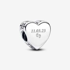 Gravierbares Herz Charm für 39€ in Pandora