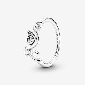 Mum Pavé Herz Ring für 49€ in Pandora