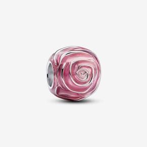 Rosafarbene Blühende Rose Charm für 49€ in Pandora