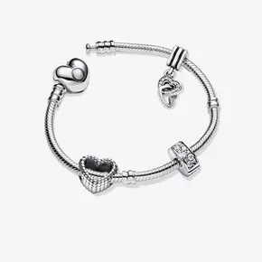 Verschlungene Herzen Armbandset für 156€ in Pandora