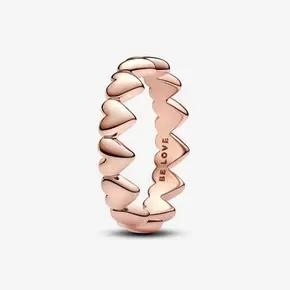 Reihe von Herzen Ring für 39€ in Pandora