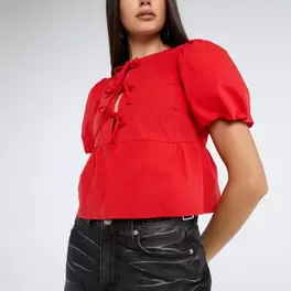 Bluse mit Puffärmeln für 4,99€ in New Yorker