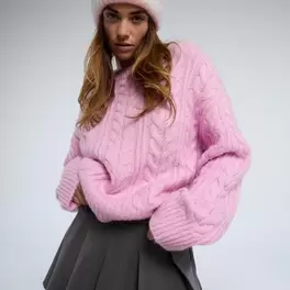 Pullover mit Zopfmuster für 24,99€ in New Yorker